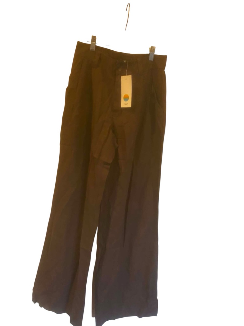 NWT Vuori Trestle Twill Wideleg FRENCH ROAST Size Small